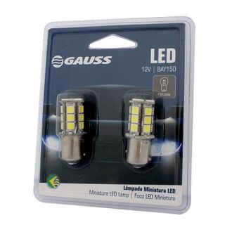 Gauss LED Bulb 380 12V 21/5 BAY15d 2Pack