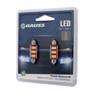 Gauss LED Bulb 12V Festoon 11x41mm 270 2Pack