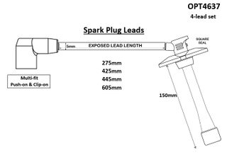 Toy 3SFE 5mm 4 lead Set