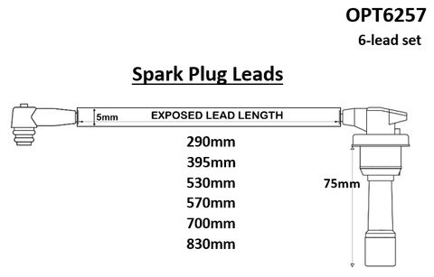 7 Lead Set 1/2JZGE Lex/Toy