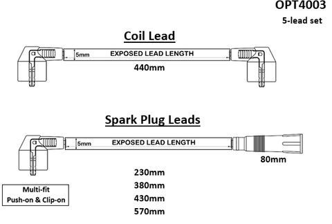 Lead Set Toyota 22R 5mm