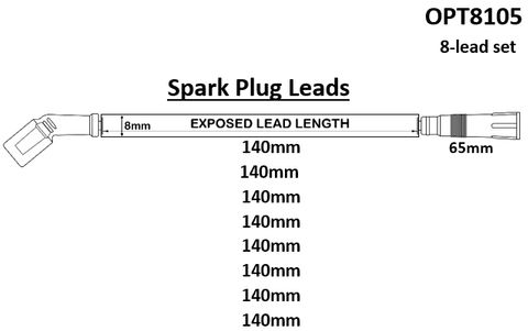 HT LEADS GM LS3 V8