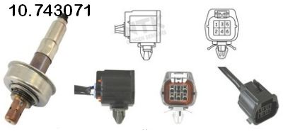 NTK O2 Sensor Mazda 1 Fem Plug 5 Wire