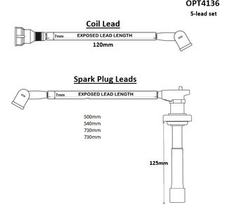 **Lead Set Nissan KA24DE