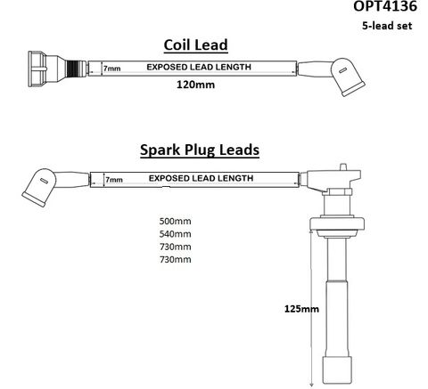 **Lead Set Nissan KA24DE