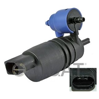 Washer Motor 12V Euro Double Outlet