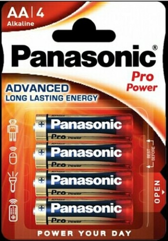 AA Alkaline Panasonic 4pac