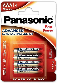 AAA Alkaline Panasonic 4pac