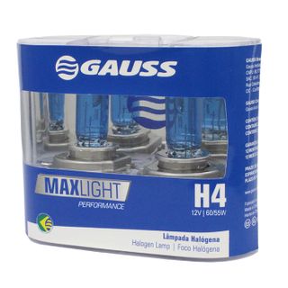 Gauss Bulb Max+110 H4 12V 60/55 P43T 2Pack