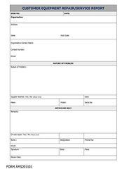 Repair Form