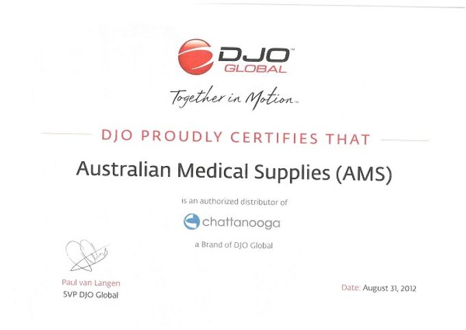 DJO Certificate