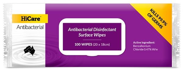 HiCare Antibacterial wipes