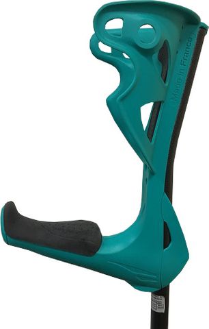 Opti-Comfort Forearm Crutch Turquoise w/ Grey Grip Pair