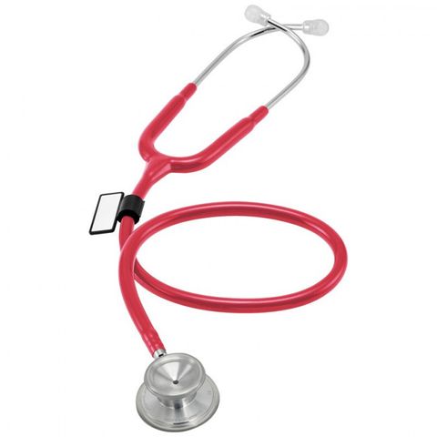 Acoustica MDF Stethoscope Red