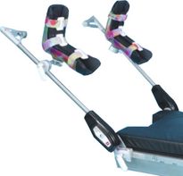 Combo Set of 800-0231 Great White E-Z Lift Pups Paediatric Stirrups (90kg capacity for patients 3-6 years) & 800-0232 Great White Kids Paediatric Stirrups (181kg capacity for patients 7-14 years) Both sets with EU Clamps