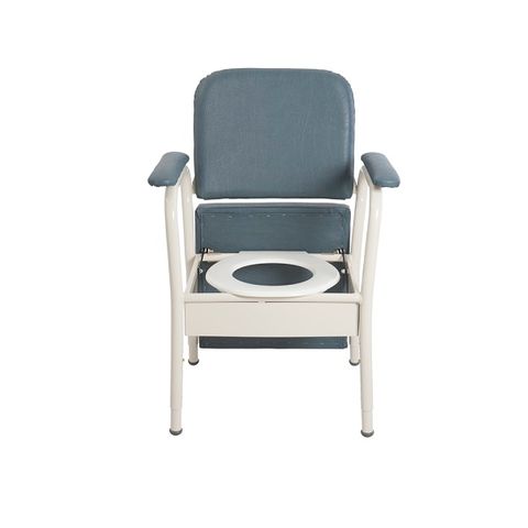 Deluxe Bedside Commode 460mm Slate