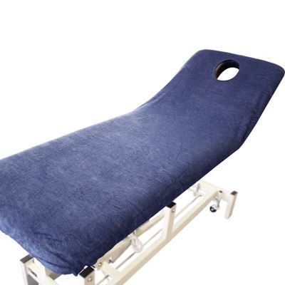 Cover, Terry Towelling Table with face hole Navy Blue