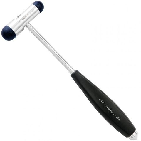 Babinsky Buck MDF Reflex Hammer with Light HDP Handle Black