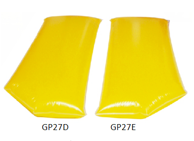 Positioner, Gel Prone Chest Pad, Left, 70/58(L) x 20(W) x 5(H)cm