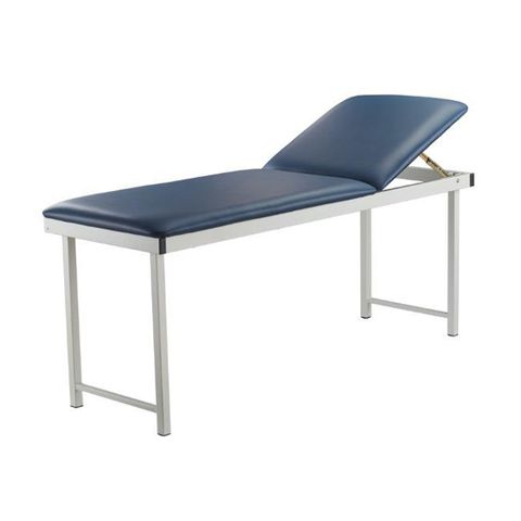 Free Standing Examination Table Fixed Height Navy Blue