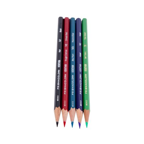 Touch-Test, Pencil Set Coloured (one pencil of green, blue, purple, red and black)