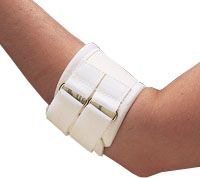 Lateral Tennis Elbow Brace Large (27 to 29cm)

Maximum support for lateral epicondylitis. 
•The Count'R-Force® Lateral Tennis Elbow Brace is made of latex foam padding with a nylon backing.
•Use to treat lateral epicondylitis.
•Curved design and dual
