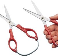 Long Loop Scissors with finger holes