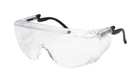 Glasses, Safety, Bolle Override AS/AF Clear Lens