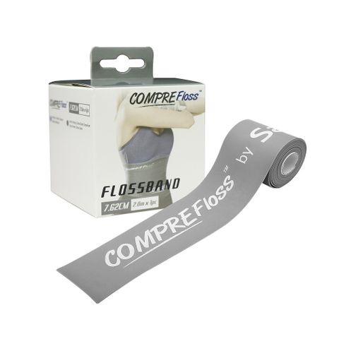 CompreFloss J 7.5cm x 2m, Grey