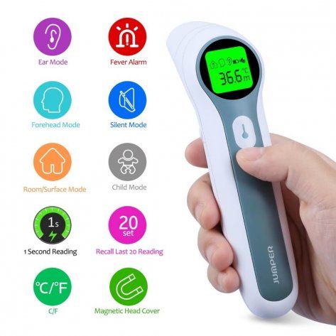 Thermometer, Non Contact, Dual Mode