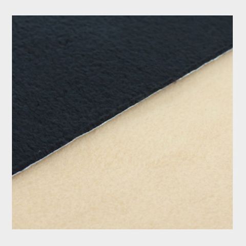 Fleece, Adhesive, 1.7mm, 50cm x 2m, Black