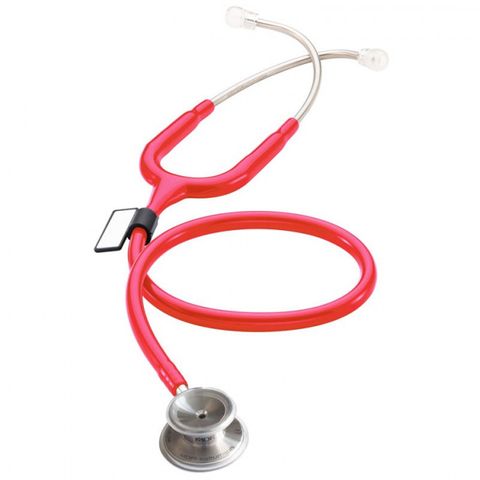 MD One Stainless Steel MDF Stethoscope Red