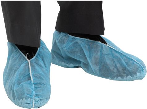 Shoe Cover Non-skid Blue Latex Free