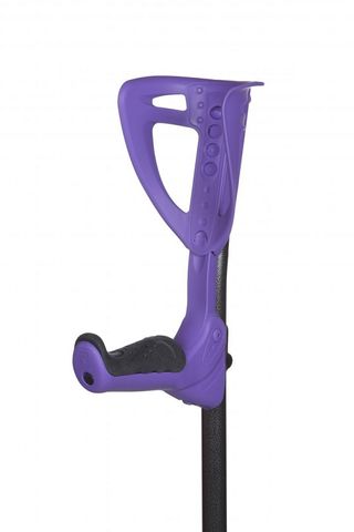 Forearm Ergotech Purple w/ Black Grip Pair