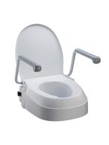 Toilet Seat Raiser with Arms adjustbbale height (60mm, 100mm, 150mm)
