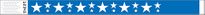 TYVEK WRISTBANDS 19MM - STARS REVERSE