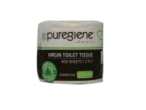 Tissue, Toilet 2ply, 400 sheets/roll, 48 pack