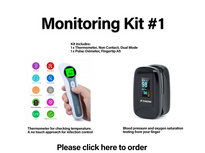 Kit, Monitoring #1 includes: 1x Thermometer, non contact, 1 x Pulse Oximeter A5