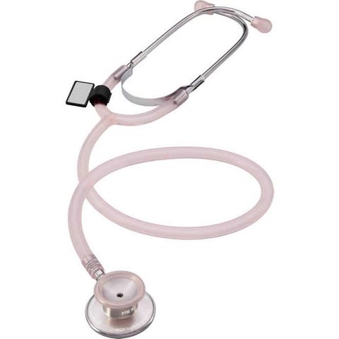 Stethoscope, Dual Head MDF Translucent Pink