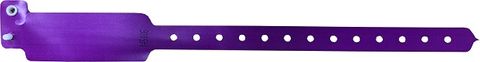 Band, ID Purple Write-On Tri Laminate with Serial Number