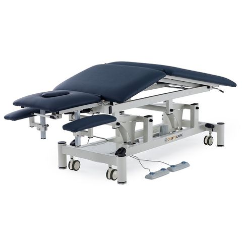 Table, Treatment 5 Section with Postural Drainage, Navy Blue