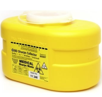 Sharps Container With Screw Lid 3L