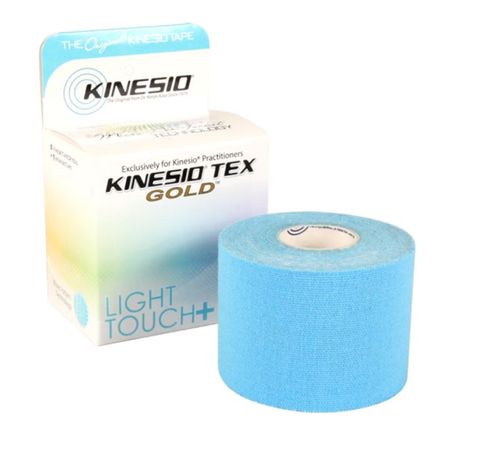 Tape, Kinesio, Tex Gold, Light Touch, 5cm x 5m, Pastel Blue