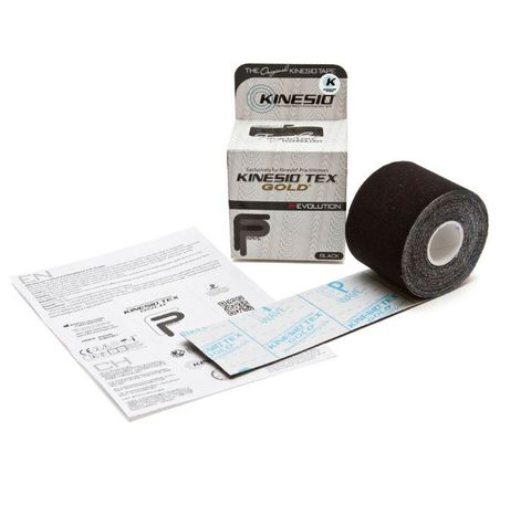 Tape, Kinesio, Tex Gold FP, 5cm x 5m, Black