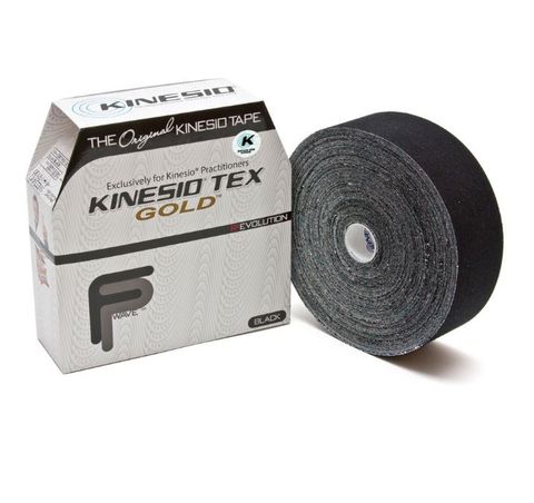 Tape, Kinesio, Tex Gold FP, Bulk, 5cm x 31.5m, Black