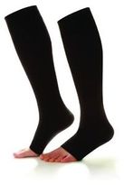 Dr Comfort Socks Cotton Unisex 15-20 Black XLarge Open Toe