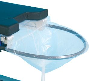 Uro-Trapper Drape Non-Sterile Latex Free for rapid drainage of fluids - Tube is 64"L x 7/8"D and 20" Compressed