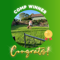 SHOW US YOUR GREAT AUSSIE LAWN WINNER: Cam and Georgia