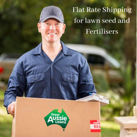  Flat Rate Shipping for Lawn Seed and Fertilisers.