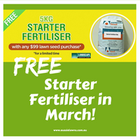 FREE 5kg Starter Fertiliser with any Order over $99